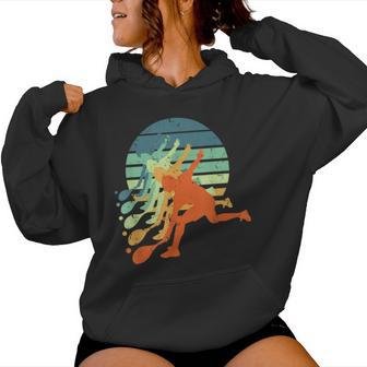 Tenis Hombres Es Niños Retrointage Jugador De Tenis Sudadera con capucha para mujer - Regaloses