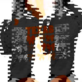 Texas Tx Toddler Girls Coquette Bow Y2k State Pride Women Hoodie - Monsterry
