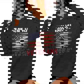 Thank You Veterans Day American Flag For Youth Women Hoodie | Mazezy