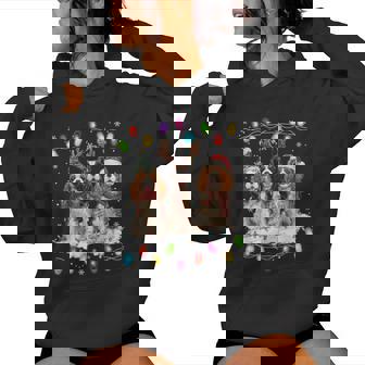 Trois Cavaliers King Charlespaniel Noël Homme Chien Sweat à capuche femme - Cadeauxyz