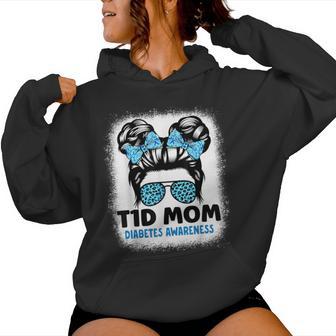 Type One Diabetes Awareness Mom Diabetic Mother T1d Mom Women Hoodie - Thegiftio UK