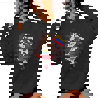 Venezuela Woman Venezuelan Flag Day Hispanic Girl Women Hoodie | Mazezy