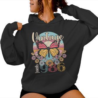Vintage 1986 Limited Edition 38Th Birthday 38 Year Old Women Women Hoodie - Thegiftio UK