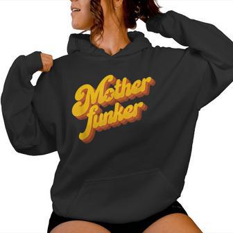 Vintage Funkoul Musik Motherfunker Retro 60Er 70Er 80Er Kapuzenpullover für Damen - Geschenkecke