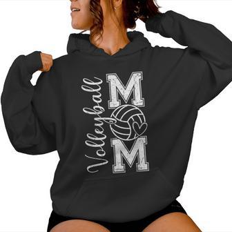 Volleyball Mom Game Day Vibes Volleyball Mother Women Hoodie - Seseable
