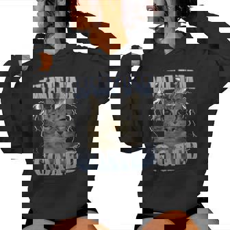 Wait I'm Goated Cat Silly Cat Meme Graphic Women Hoodie - Monsterry