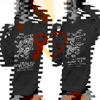 I Wear Orange For My Mom Multiple Sclerosis Ms Awareness Women Hoodie - Thegiftio