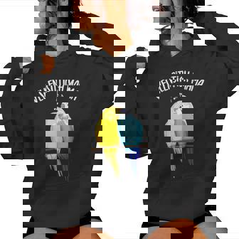 Wellensittich Mama Lustigittichogelbesitzerin Kapuzenpullover für Damen - Seseable