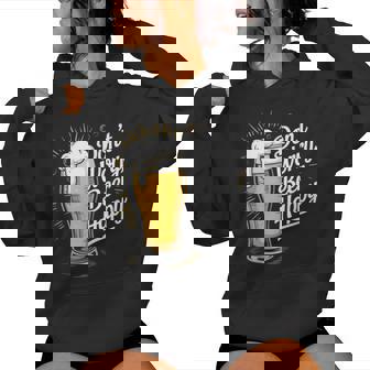 ビール ハッピー ビール好き Don't Worry Beer Happy Beer Drinker レディースパーカー - Kawaiitshirt
