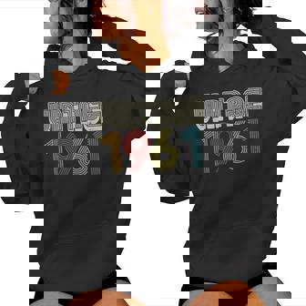 ヴィンテージ 1961年 レトロ 60歳 60歳 誕生日プレゼント 男性 女性 レディースパーカー - Kawaiitshirt