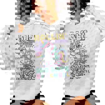 100 Days Of School Girls Teacher 100Th Day Of School Unicorn Women Hoodie | Seseable UK