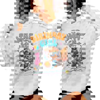 1歳の誕生日 バスケットボール 1歳 女の子 バスケットボール フープ ダンキング レディースパーカー - Kawaiitshirt