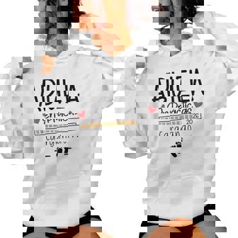 Abuela Primeriza En Prácticas 2026 Anuncio Futuros Abuelos Sudadera con capucha para mujer - Regaloses