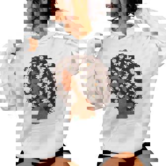 Afro Woman Black History Month African American Melanin Women Hoodie | Mazezy