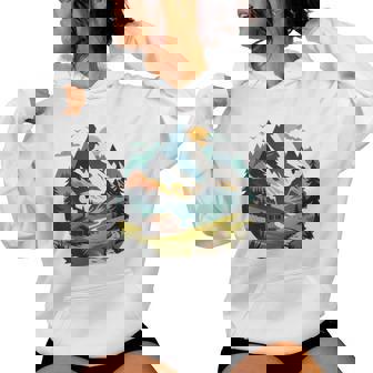 Alpes Montagnes Forêt Nature Montagnes Sweat à capuche femme - Cadeauxyz