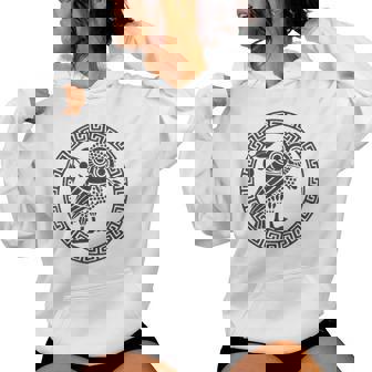 Ancient Athenian Owl Symbol Of Athena Women Hoodie | Mazezy