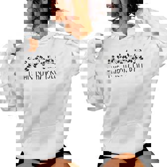 Así Es Como Hago Rodar Lindo Animalito Amante De Los Pandas Sudadera con capucha para mujer - Regaloses