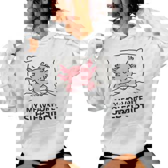 Axolotl Favorite Sleep Sleeping Pajamas Boys Girls Women Hoodie | Seseable CA