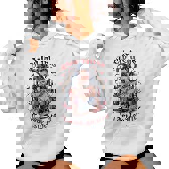 Bad Girls Taste Better Tattoo Lover Vintage Halloween Women Hoodie | Seseable FR