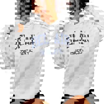 Bel Air High School HS Bel Air MD Vintage Sports Women's Hoodie | Mazezy