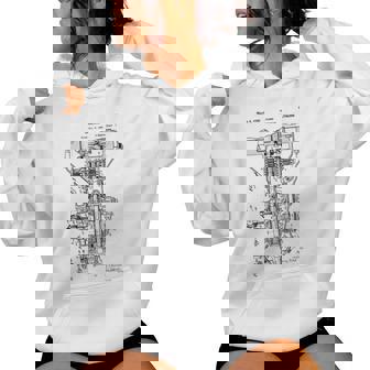 Brevetintage Imprimé 1930 Transmission Moteur Sweat à capuche femme - Cadeauxyz