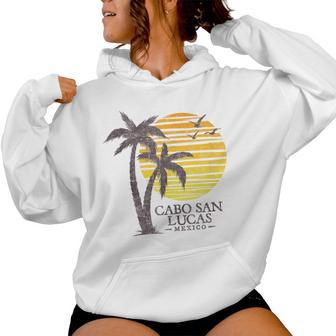 Cabo San Lucas Mexico Colorful Sunset Souvenir Women Hoodie - Thegiftio UK
