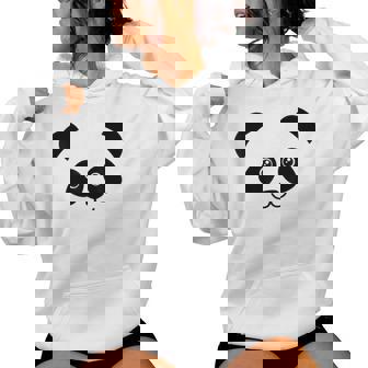 Cara De Panda Diseño Lindo Pequeño Panda Sudadera con capucha para mujer - Regaloses