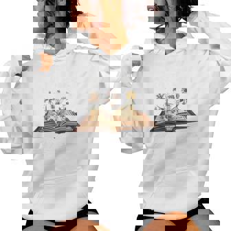 Chapter 21 Years Old 21St Birthday Wildflower Book Lover Women Hoodie | Mazezy