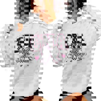 Cna Bow Certified Nursing Assistant Checkered Cna Life Women Women Hoodie - Monsterry