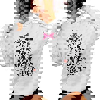 Cute Dog Happy 101 Days School 100 Days Student Teacher Women Hoodie | Seseable FR