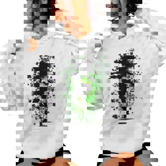 Danza Irlandese Ceili Reel Festa Dian Patrizio Ballerina Di Ceili Ragazza Felpa con cappuccio da donna - Novitaregali