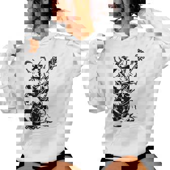 Dog Guitarist Guitar Pembroke Welsh Corgi Dad Mom Women Hoodie - Thegiftio