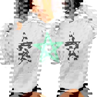 Drapeau Maroc Et Marocert Étoile Homme & Enfant Rouge Sweat à capuche femme - Cadeauxyz