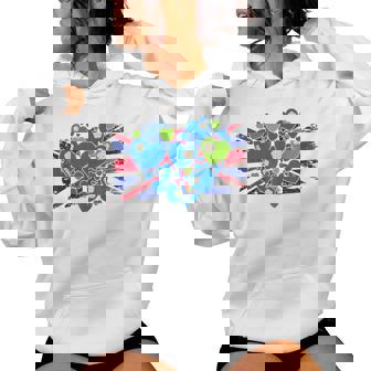 Drapeau Yorkshire Rose Pour Et Royaume-Uni Sweat à capuche femme - Cadeauxyz