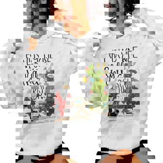 Every Knee Shall Bow Santa Jesus Christian Christmas Pajamas Women Hoodie | Mazezy