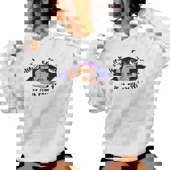 Excuse Me Is It March Yet Pregnancy Girl Announcement Women Hoodie - Thegiftio