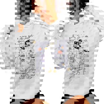 Halloween Silly Goose Witch Spooky Goose Teacher Club Women Hoodie - Monsterry