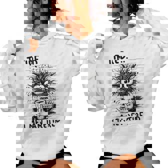 Retired Cat & Coffee Humor Retirement 2026 Women Hoodie | Seseable FR