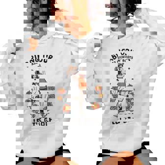 Women's Golf Cowgirl Woman Golfer For Golfing Women Hoodie - Thegiftio