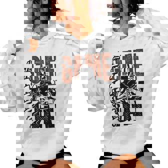 Game Day Football Season Team Sports Vintage Women Hoodie | Seseable CA