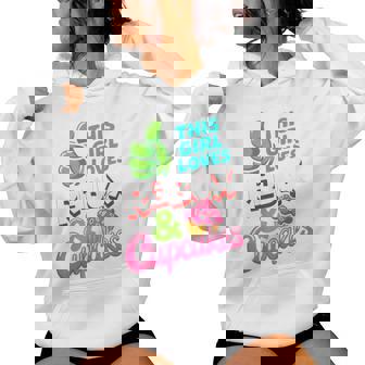 This Girl Loves Robux And Cupcakes Gamer Girl Women Hoodie | Seseable UK