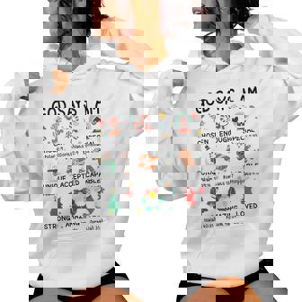 God Says I Am Cute Christmas Xmas Christian Boys Girls Women Hoodie | Mazezy