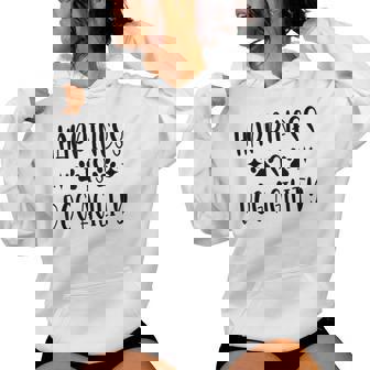 Happiness Is Dog Agility Dog Agility Lover Men Women Women's Hoodie | Mazezy