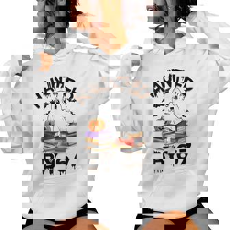 Haunted By 67 Boo Ghost Pumpkin Halloween Teacher Women Hoodie - Monsterry