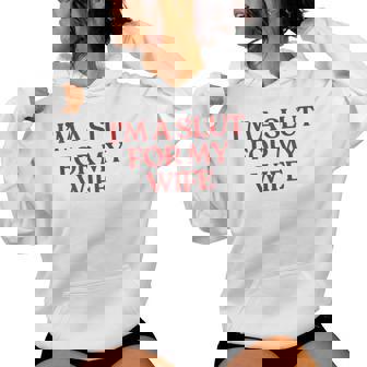 I'm Alut For My Wife Y2k Aesthetic Trendy レディースパーカー - Kawaiitshirt