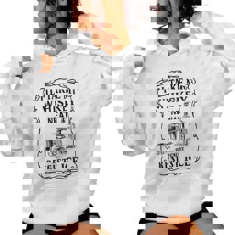 I'll Take My Whiskey Vintage Neat Because Ice Women Women Hoodie - Thegiftio