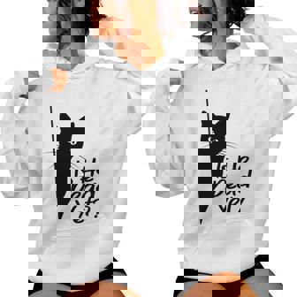 Is-He-Vintage-Dead-Yet Sarcastic Cat Humor Women Hoodie | Seseable FR