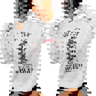 Just A Girl Who Loves Horses & Jesus Shirt Horse Riding Women's Hoodie | Mazezy