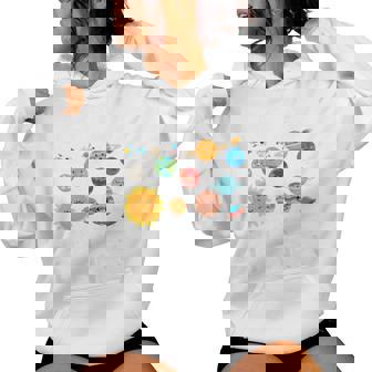 Just A Girl Who Loves Planet Solar Star System Science Space Women Hoodie - Monsterry