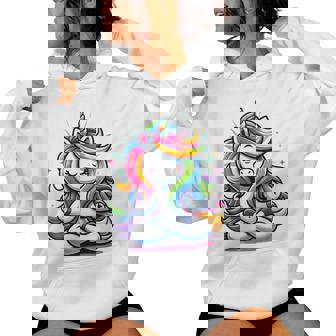 Licorne Yoga Méditation Cool Sweat à capuche femme - Cadeauxyz